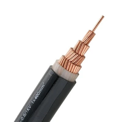 Cavo elettrico sotterraneo flessibile 0 Awg OFC da 11 kv 3 core XLPE
