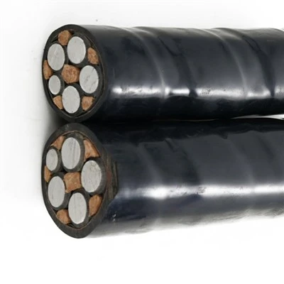Cavo elettrico del cavo XLPE del cavo XLPE corazzato della lega di alluminio della guaina isolata flessibile del PVC di YJLHV 11kv