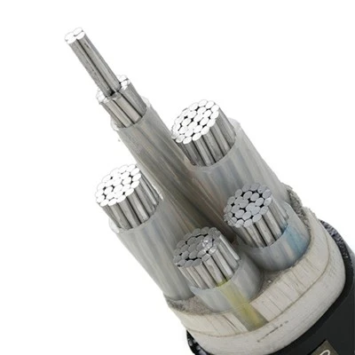 Cavo con guaina in PVC isolato YJLV 0,6/1 kv 4c XLPE