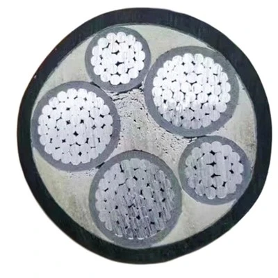 Tipo YJLV MC/SWA Batteria di alimentazione a nucleo singolo Cavo sotterraneo solare Costruzione con nucleo in alluminio Filo di acciaio in PVC