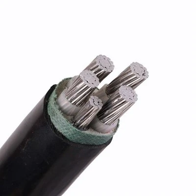Costruzione industriale del fascio sopraelevato isolato in PVC XLPE del filo di alluminio del cavo MC della centrale elettrica YJLV