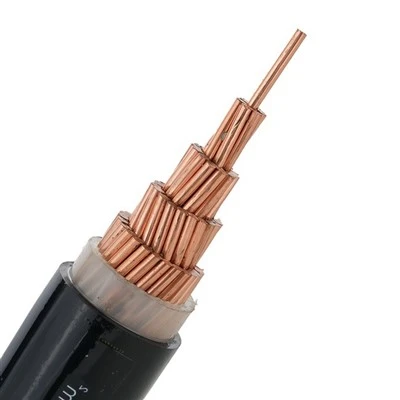 Cavo di collegamento elettrico a bassa tensione isolato XLPE con nucleo in rame YJV 0,6/1KV da 400 mm², edilizia industriale, estrazione mineraria